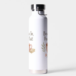 Atme ein, Peace Out Wasserflasche Trinkflasche