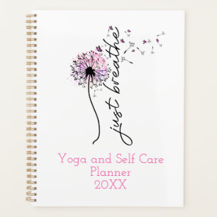 Atme einfach Löwenzahn Schmetterling Yoga Selbstfü Planer