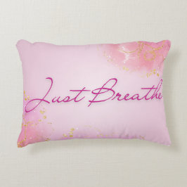 Atme einfach - Pink Serenity Geschenk Dekokissen