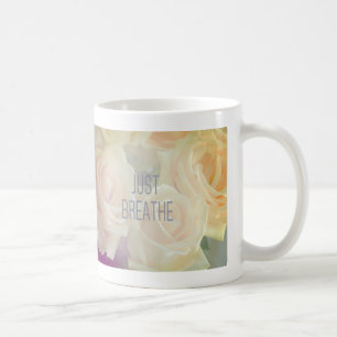 Atme einfach - Rosen Tasse