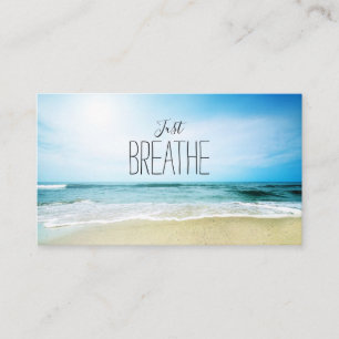 Atme einfach Yoga und Wellness Visitenkarte