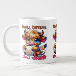 Atme Koffein ein, atme Negativität aus  Jumbo-Tasse