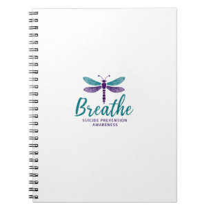 Atme Libelle Suizidprävention psychische Gesundhei Notizblock