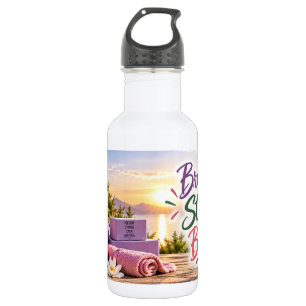 Atme Strecke Glaube Wellness Edelstahlflasche