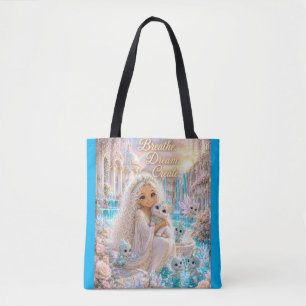 Atme. Träume. Schaffe. Enchanted Realm Tote Bag
