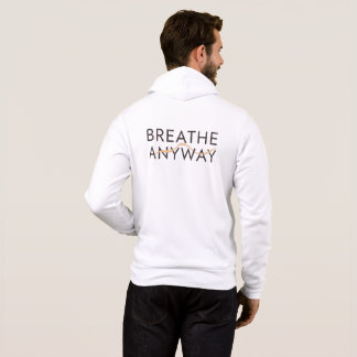 Atme trotzdem – Stressbewusstsein Minimal Gelb  Hoodie