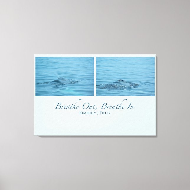 atmen, atmen leinwanddruck (Vorderseite)