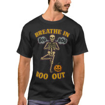 Atmen in Boo Out Skeleton Yoga Halloween