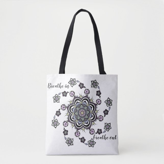 Atmen Moderne Blume Mandala (Vorderseite)