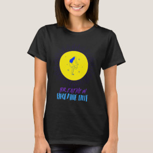 Atmen Sie aus dem Atem heraus Yoga lernen T-Shirt