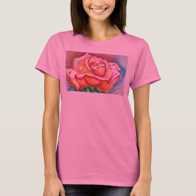 ATMEN Sie! Baby-Rosa-T-Shirt T-Shirt (Vorderseite)