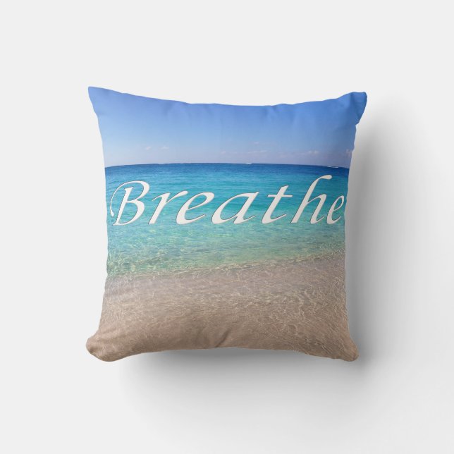 Atmen Sie Cayman Island Relaxen Strand Throw Kisse Kissen (Vorderseite)