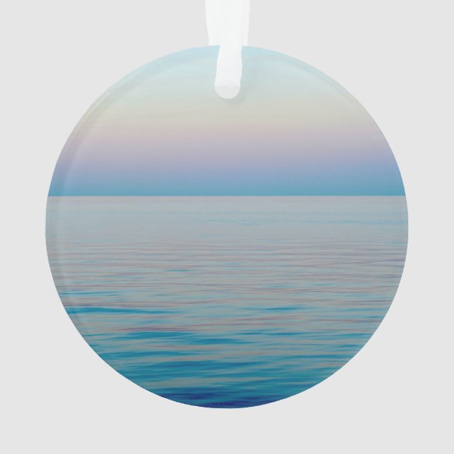 Atmen Sie das beruhigende Meer Ornament (Rückseite)