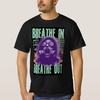 Atmen Sie den Gasmaske-T - Shirt aus dem Atmen aus