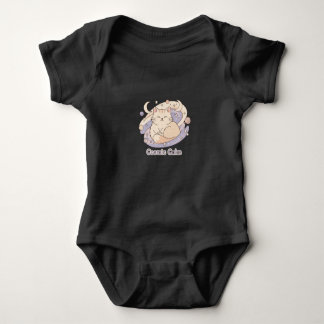 Atmen Sie die Kitten Calm - Niedlicher Baby Bodysu Baby Strampler