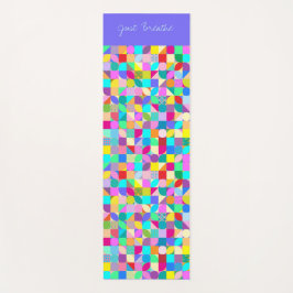 Atmen Sie die Yoga Meditation Moderne Yogamatte