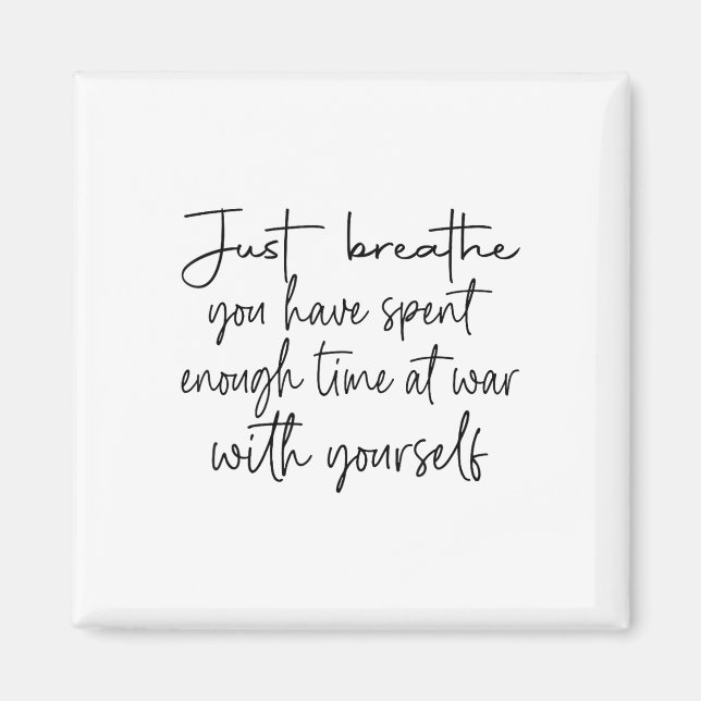 Atmen Sie einfach aus, dass Sie genug Zeit im Krie Magnet (Vorne)