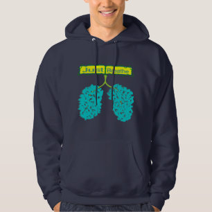 Atmen Sie einfach die Lunge Hoodie