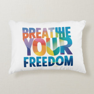 Atmen Sie Ihre Freiheit Dekokissen