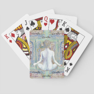 Atmen Sie meditate Yoga Balance Maureen Girard gut Spielkarten