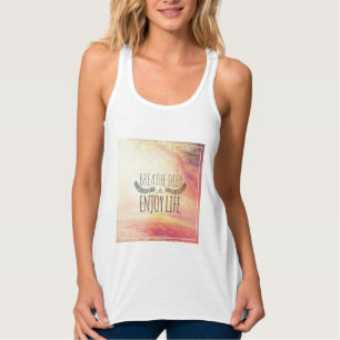 Atmen Sie tief Tank Top