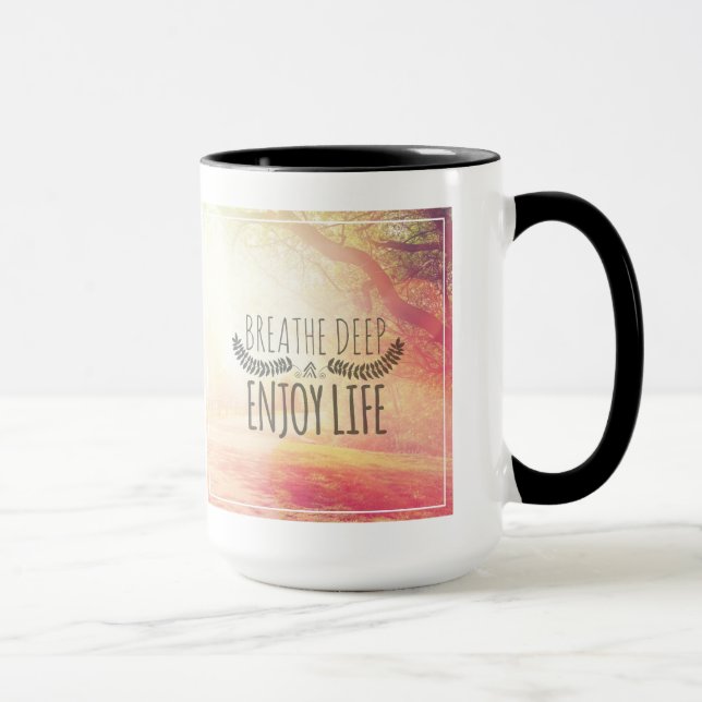 Atmen Sie tief Tasse (Rechts)