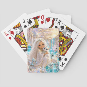 Atmen. Träumen. Schaffen. Enchanted Realm Spielkarten