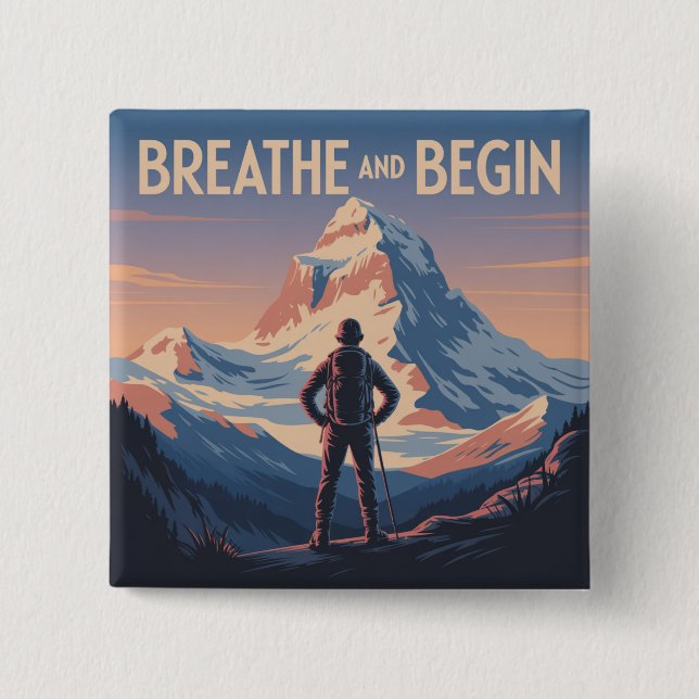 Atmen und Beginnen Button (Vorderseite)