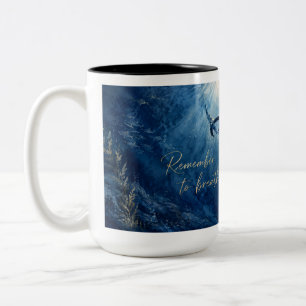 Atmen Zweifarbige Tasse