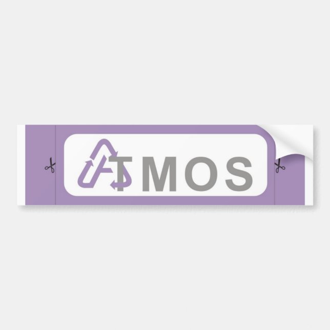 Atmos-Autoaufkleber Autoaufkleber (Vorne)