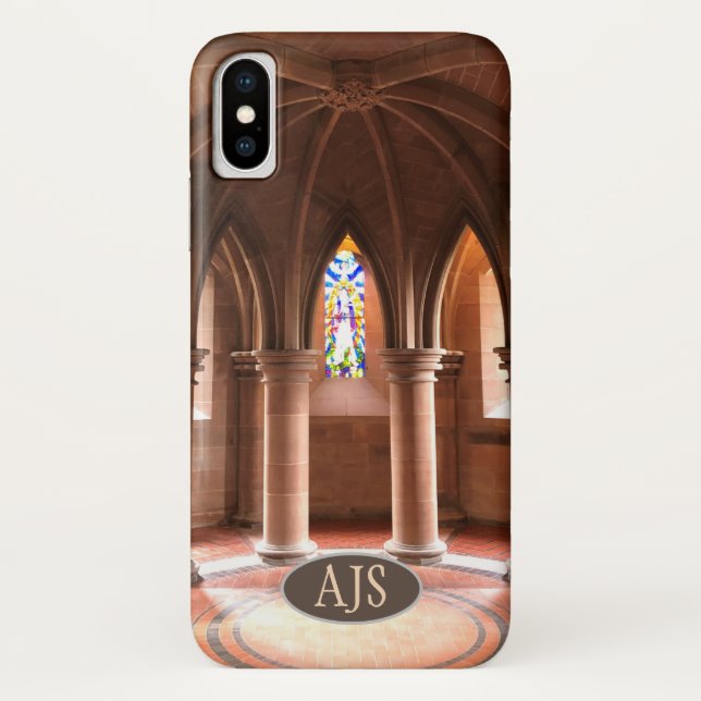 Atmosphärische Sandsteinpfeiler und festes Glas. Case-Mate iPhone Hülle (Rückseite)