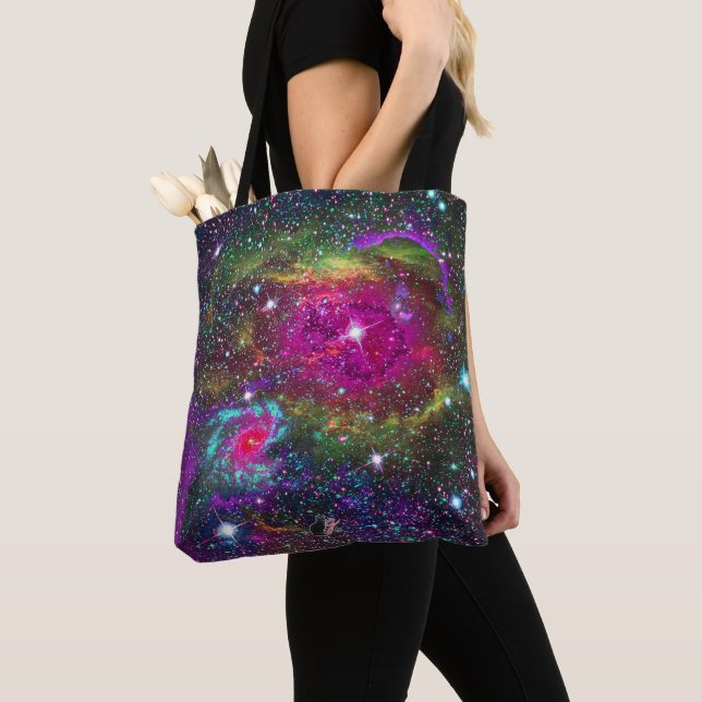 Atmosphärische Sternenfeld-Tasche (Von Nahem)