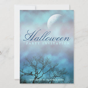 Atmosphärische Stimmung Halloween-Party-Einladunge Einladung