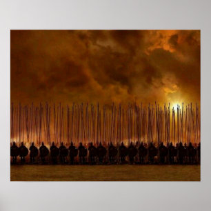 Atmosphärischer Marching Phalanx Poster