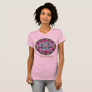 Atmosphärischer Zen Lotus Namaste T-Shirt