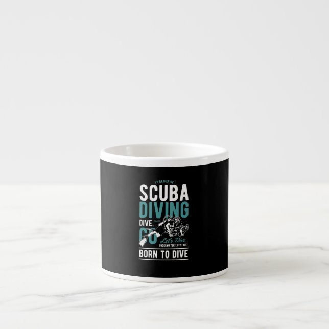 Atmung unter Wasser Was ist deine Supermacht? Espressotasse (Vorderseite)