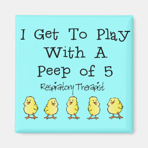 Atmungsaktivität "5 of Peep" Funny T - Shirt and G Magnet