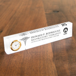 Atmungstherapeut des Pulmonologist-  Namensplakette