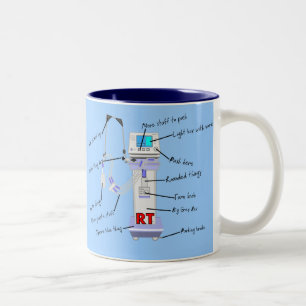 Atmungstherapeut-Geschenke Zweifarbige Tasse