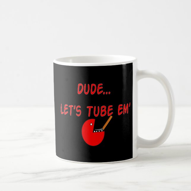 Atmungstherapeut-"Typ ließ uns Rohr Em'" Geschenke Tasse (Rechts)
