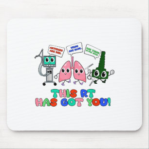 Atmungstherapeut Valentinstag Design Lunge  Mousepad