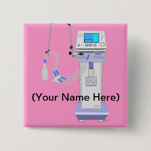 Atmungstherapeut-Ventilator-Entwurf Button