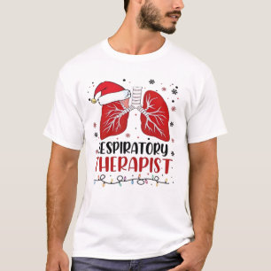 Atmungstherapeut Weihnachten, Lunge Weihnachten T-Shirt