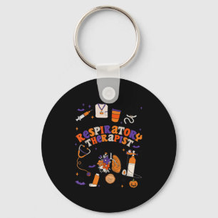 Atmungstherapeuten-Shirt Halloween Atmungstherapeu Schlüsselanhänger