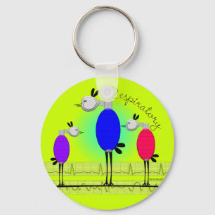 Atmungstherapie"Ambu-Vogel" Schlüsselkette Schlüsselanhänger