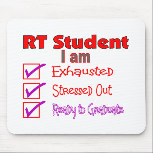 Atmungstherapie-Student--Heraus betont! Mousepad