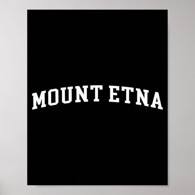 Ätna Poster (Vorne)