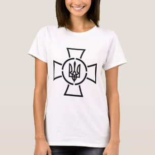Ato Kreuz Tryzub Ukraine Wolodymyr Selenskyj Präsi T-Shirt