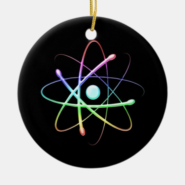 Atom (008) keramik ornament (Vorne)