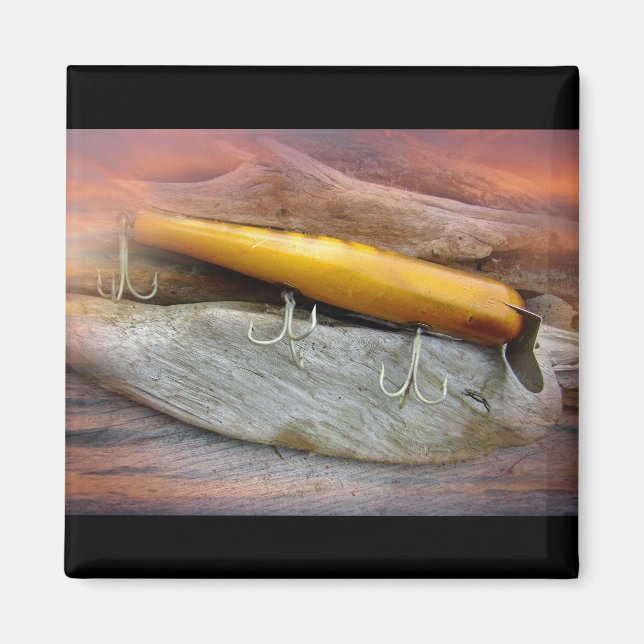 Atom A40 Vintage Salzwasserfischerei Magnet (Vorne)